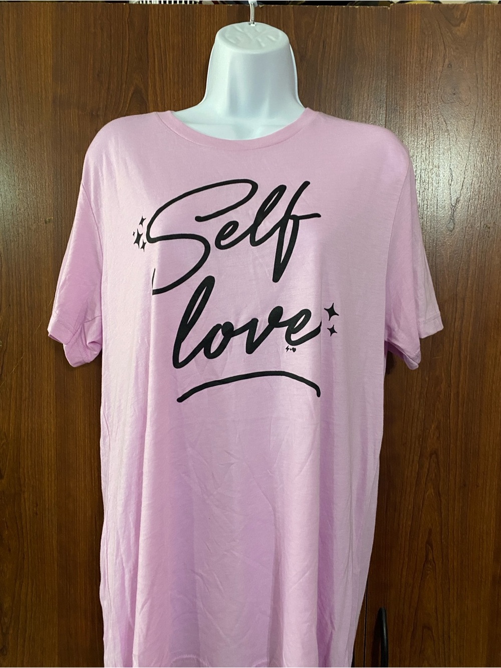 Bella Canvas Light Pink "Self Love" Sleep Tee